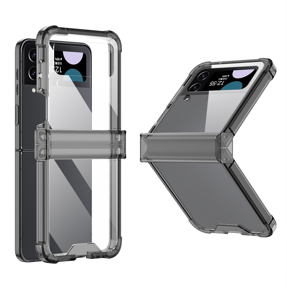 GKK For Samsung Galaxy Z Flip3 5G Hinge Protection Clear Phone Case Soft TPU Reinforced Corners Shockproof Anti-Drop Cover GKK For Samsung Galaxy Z Flip3 5G Hinge Protection Clear Phone Case Soft TPU Reinforced Corners Shockproof Anti-Drop Cover